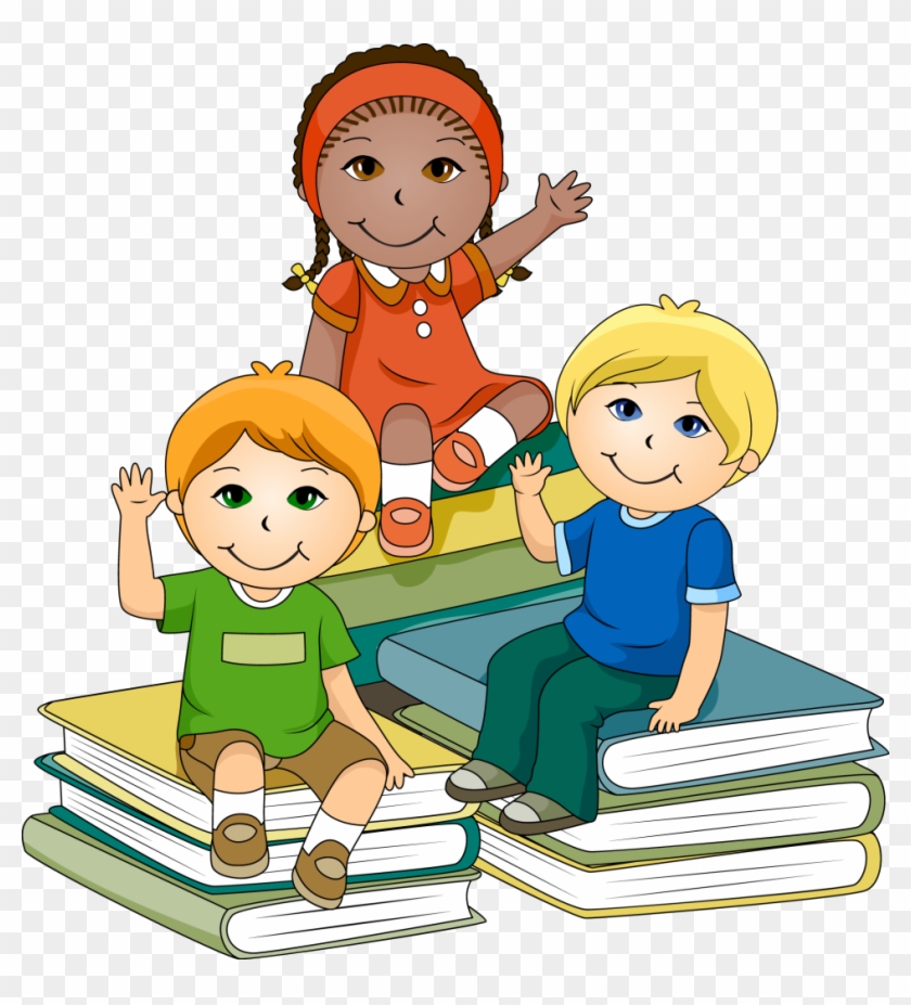 School Children Clipart - Kids Learning Clipart - Png Download #5835412