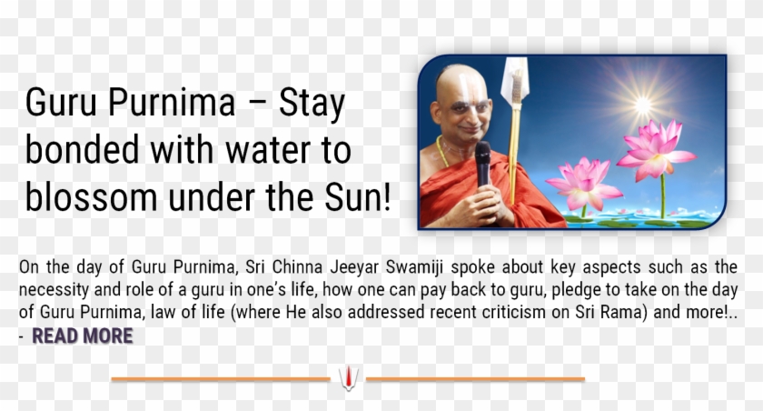 With Wishes And Blessings From Sri Chinna Jeeyar Swamiji, - Graphic Design Clipart