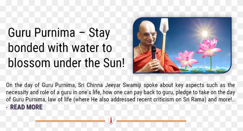 With Wishes And Blessings From Sri Chinna Jeeyar Swamiji, - Graphic Design Clipart #5835956