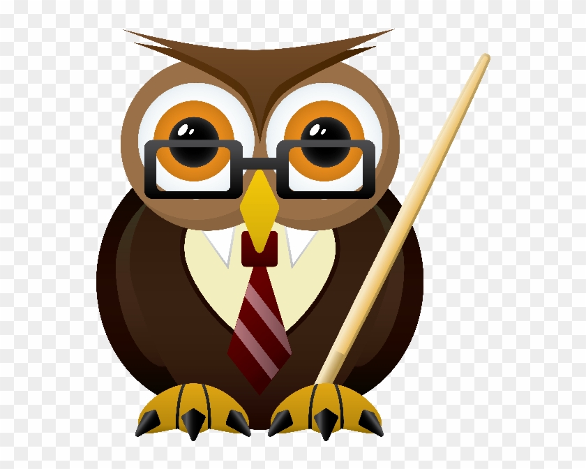Jpg Royalty Free Library Http Cartoon School Clipartonline - Clipart Owl Teacher - Png Download #5836114