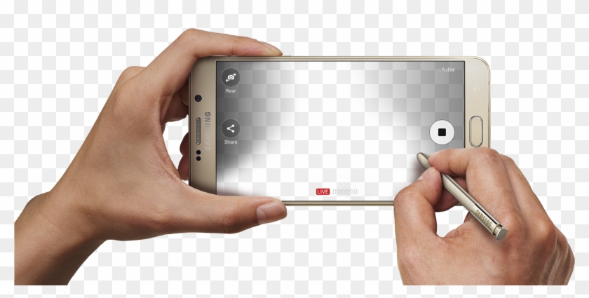 Galaxy Note5 Entertainment Feature Live Stream Hand - Hp Tercanggih Dan Termurah Clipart
