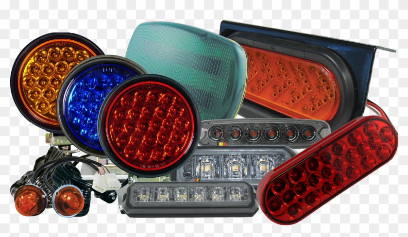 Led Warning Lights - Circle Clipart #5837432