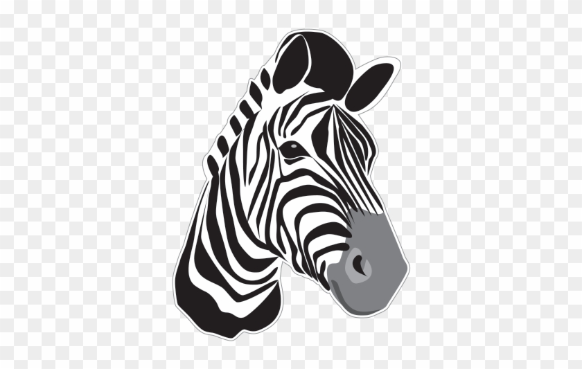 Zebra Head Png - Zebra Clipart #5837520