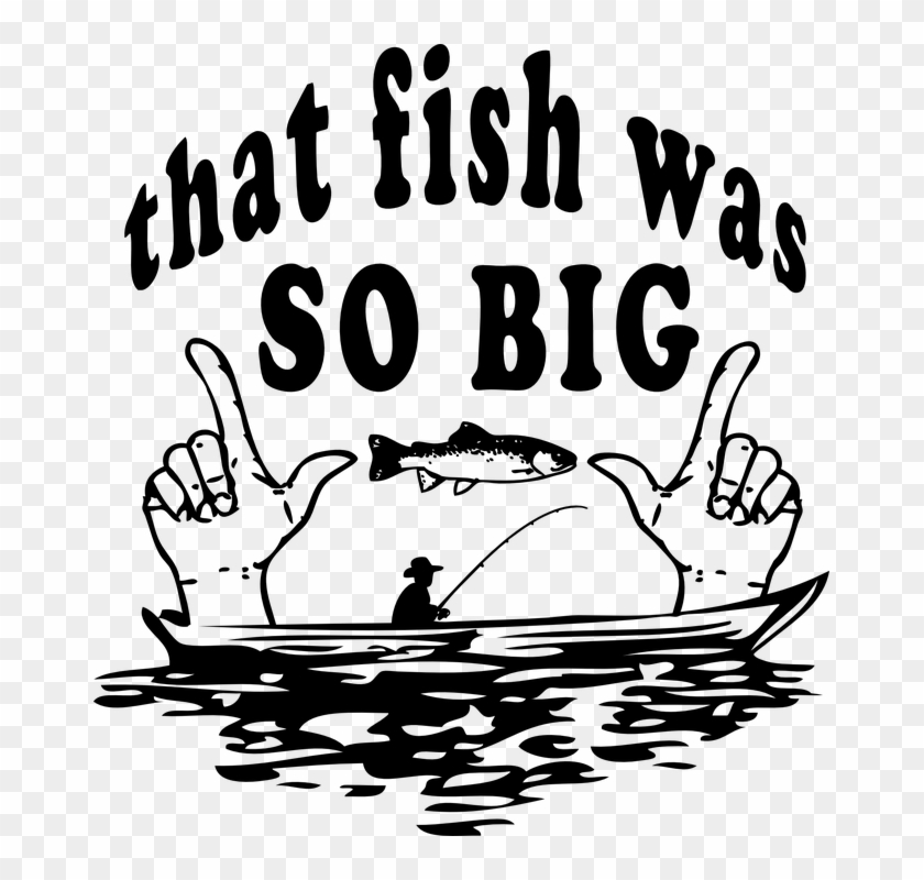 Png Transparent Fish Images Group Comic Free Vector - Fishing Pictures Black And White Clipart #5837779