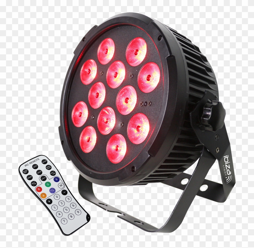 12 X 12w 6 In 1 Rgbwa Uv Par Can Irc Parled1212ir - Projecteur Par Led Ambre Pas Cher Clipart