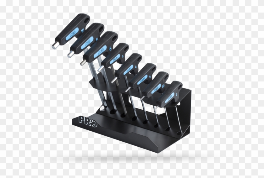 Shimano Pro Bike Gear T Handle Workshop 9 Piece Hex - T Handle Allen Wrench Set Clipart #5838035