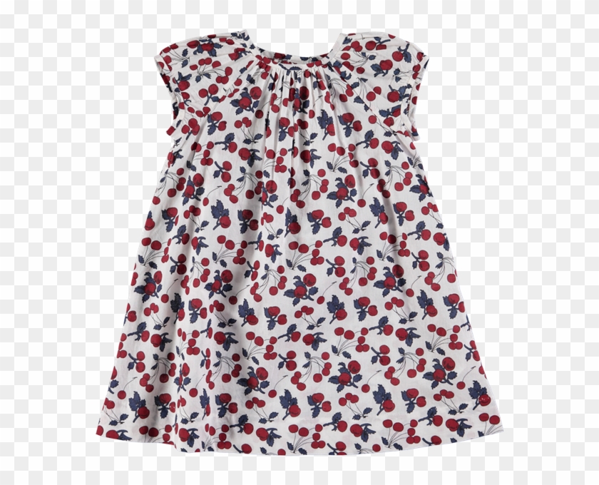 Picture Of Babies Cherry Print Smock Dress Ivory & - Day Dress Clipart #5838158