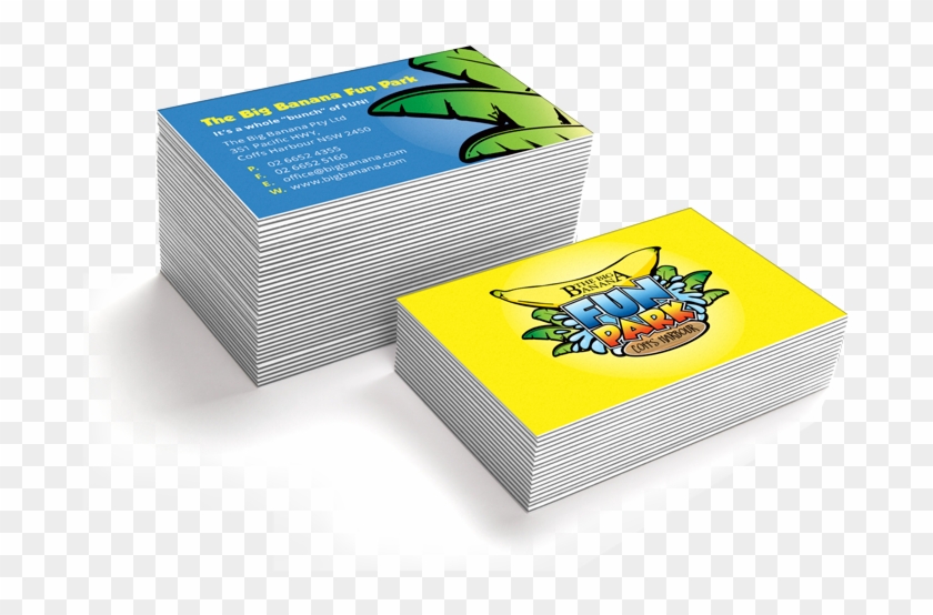 Big Banana Business Card Design - Business Card Bunch Png Clipart #5838439