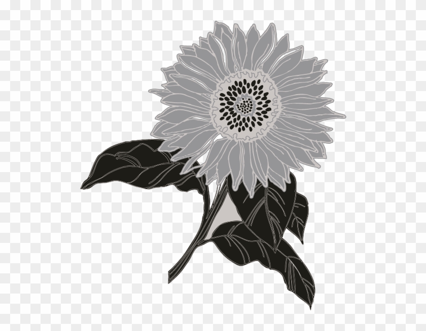 Smock Sunflower Motif - Artificial Flower Clipart #5838740