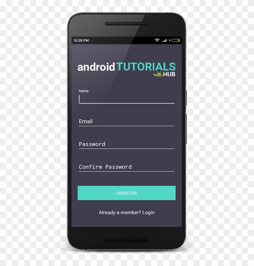 Registration Screen - Smartphone Clipart #5839282