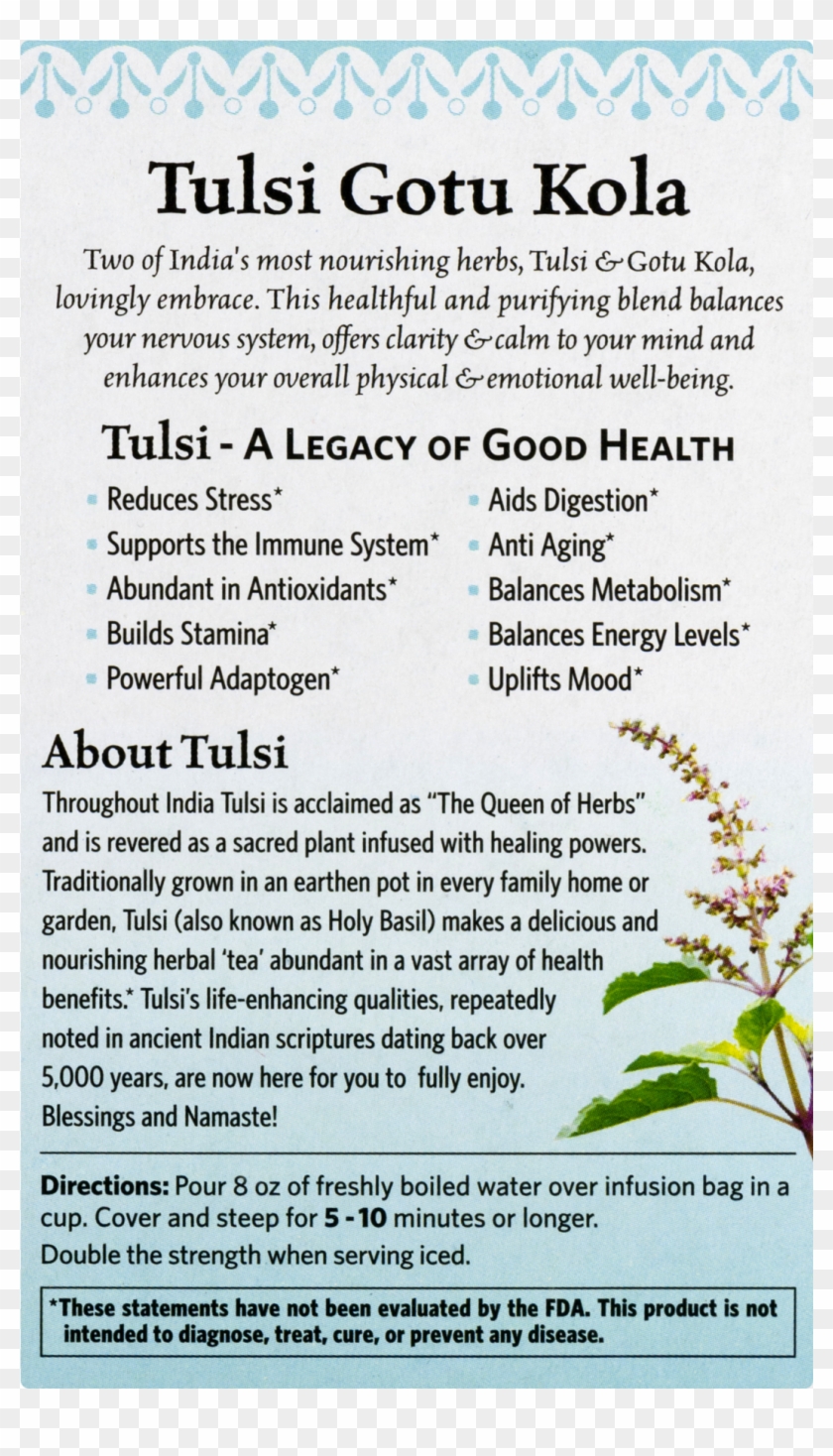 Organic India Tulsi Tummy Tea Clipart #5839372