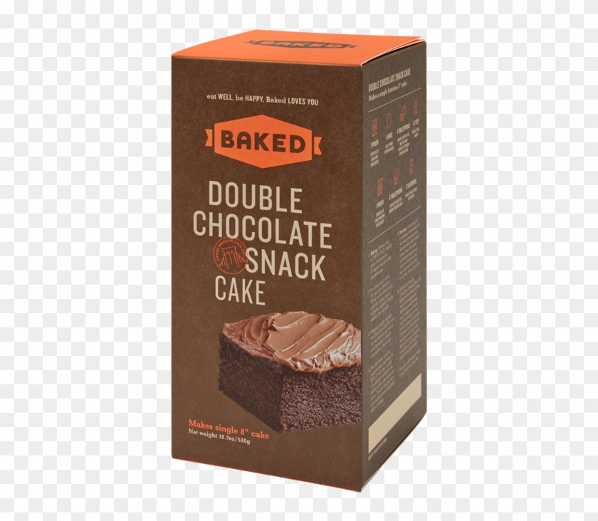 Double Chocolate Snack Cake - Chocolate Clipart