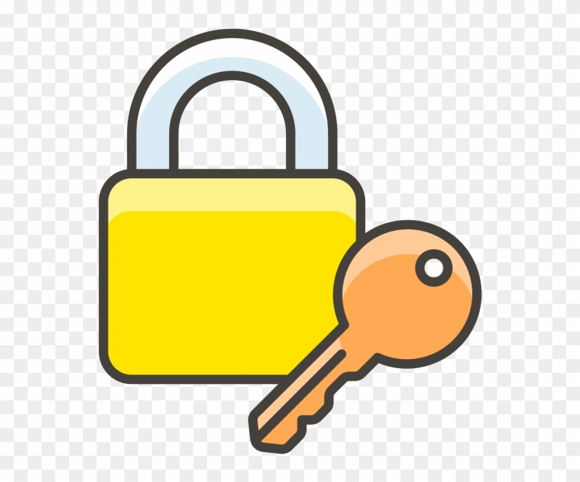Locked With Key Emoji Clipart #5840717