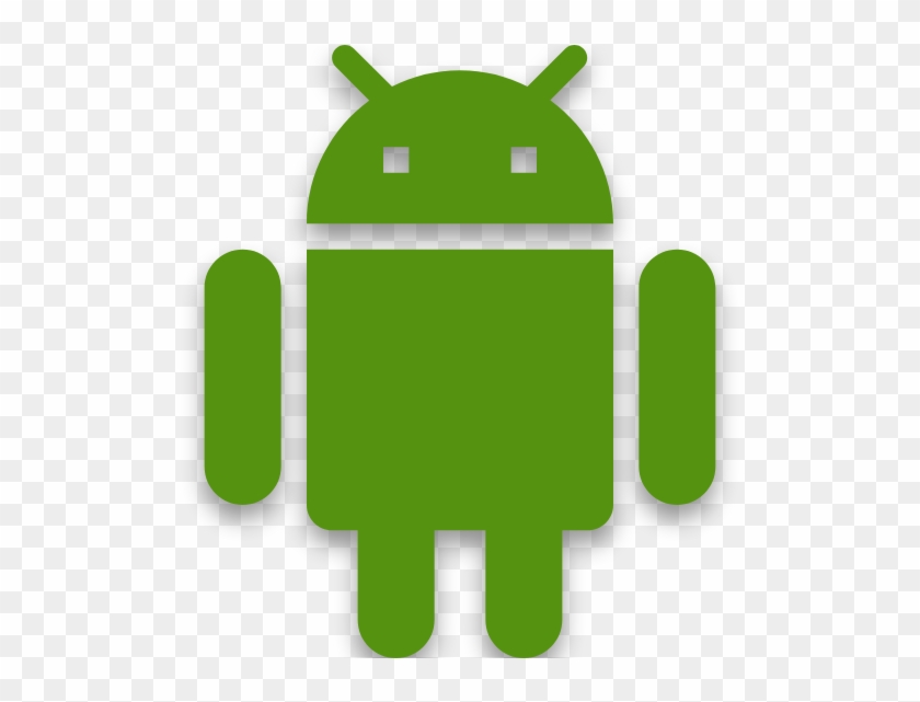 Notice How The Shadow Is Cropped At The Bottom That's - Android Logo Material Design Clipart #5840862
