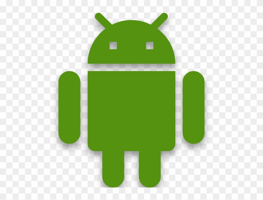 Notice How The Shadow Is Cropped At The Bottom That's - Android Logo Material Design Clipart