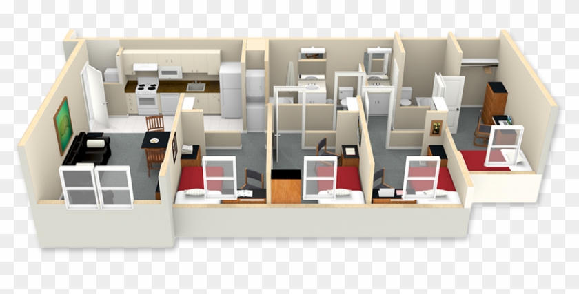 Ground And 1st Floor Apartments - Tutoring Center Floor Plan Clipart