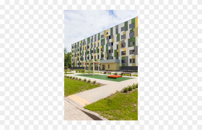 Residential Buildings With Social Apartments In Imanta - Penthouse Apartment Clipart