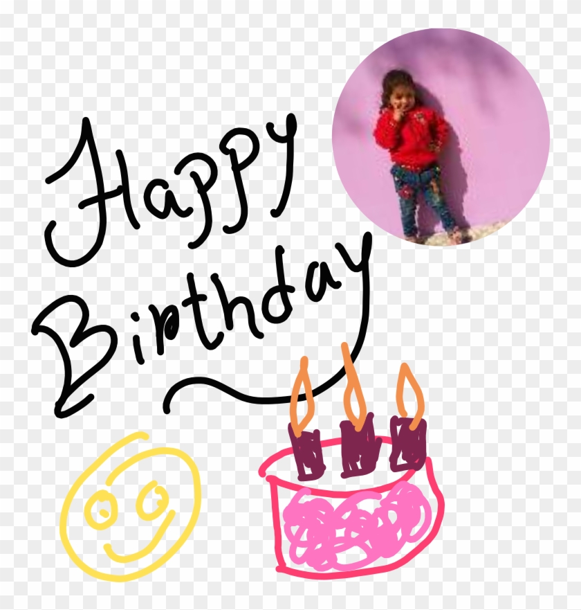 Happy Birthday Cute Little - Birthday Party Clipart