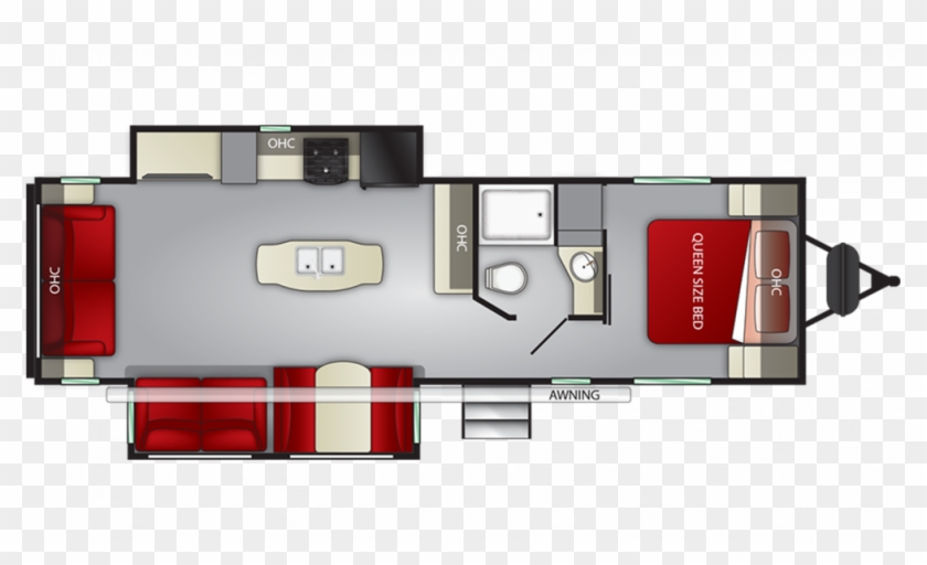 2019 Shadow Cruiser 298rls Floor Plan Img - Sundance 293rl Clipart