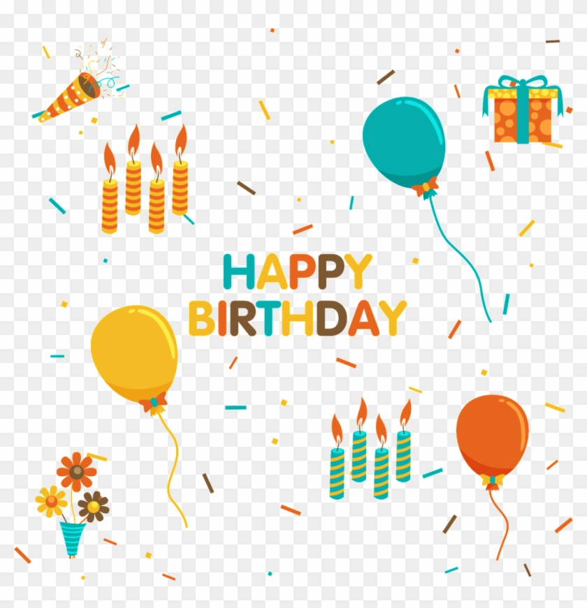 Happy Birthday Png Element Free Download Png Files - Scarica Immagini Buon Compleanno Clipart #5841561