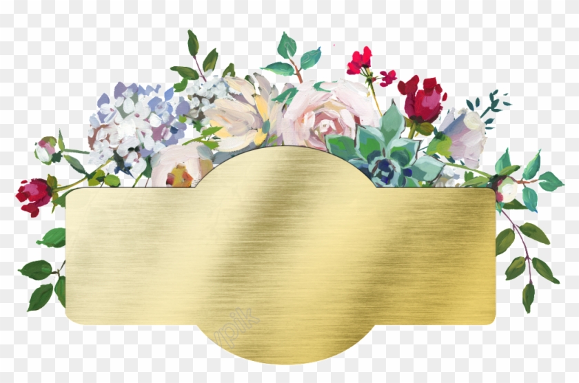 Transparent Flower Frame Png Clipart #5841638