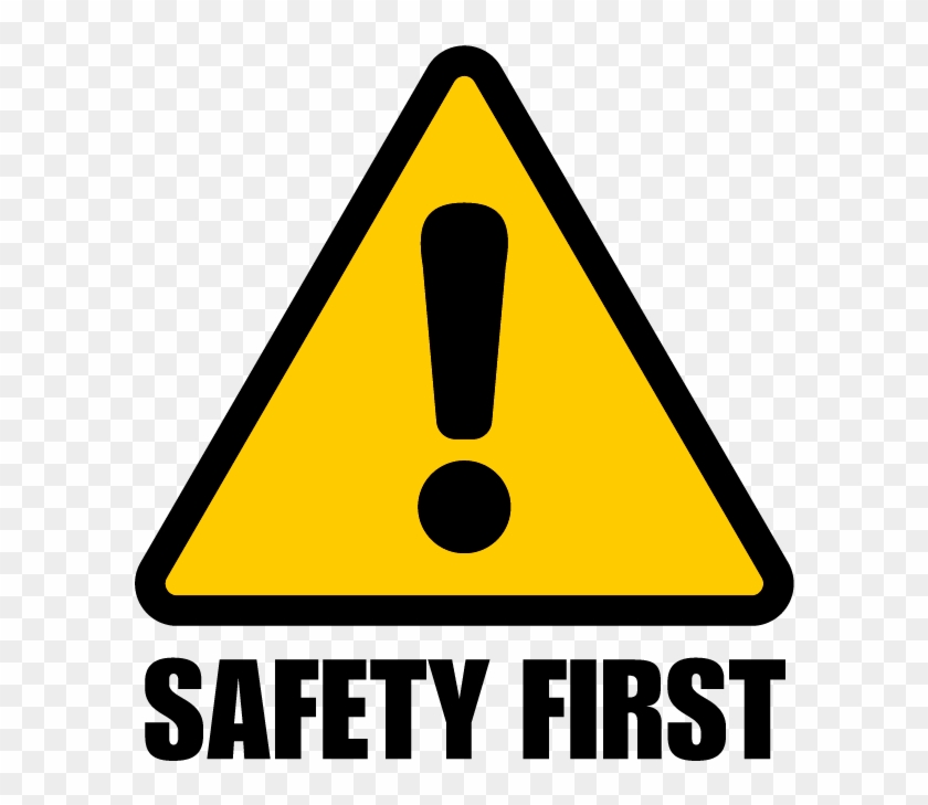 Safety First Icon - Traffic Sign Clipart #5841954