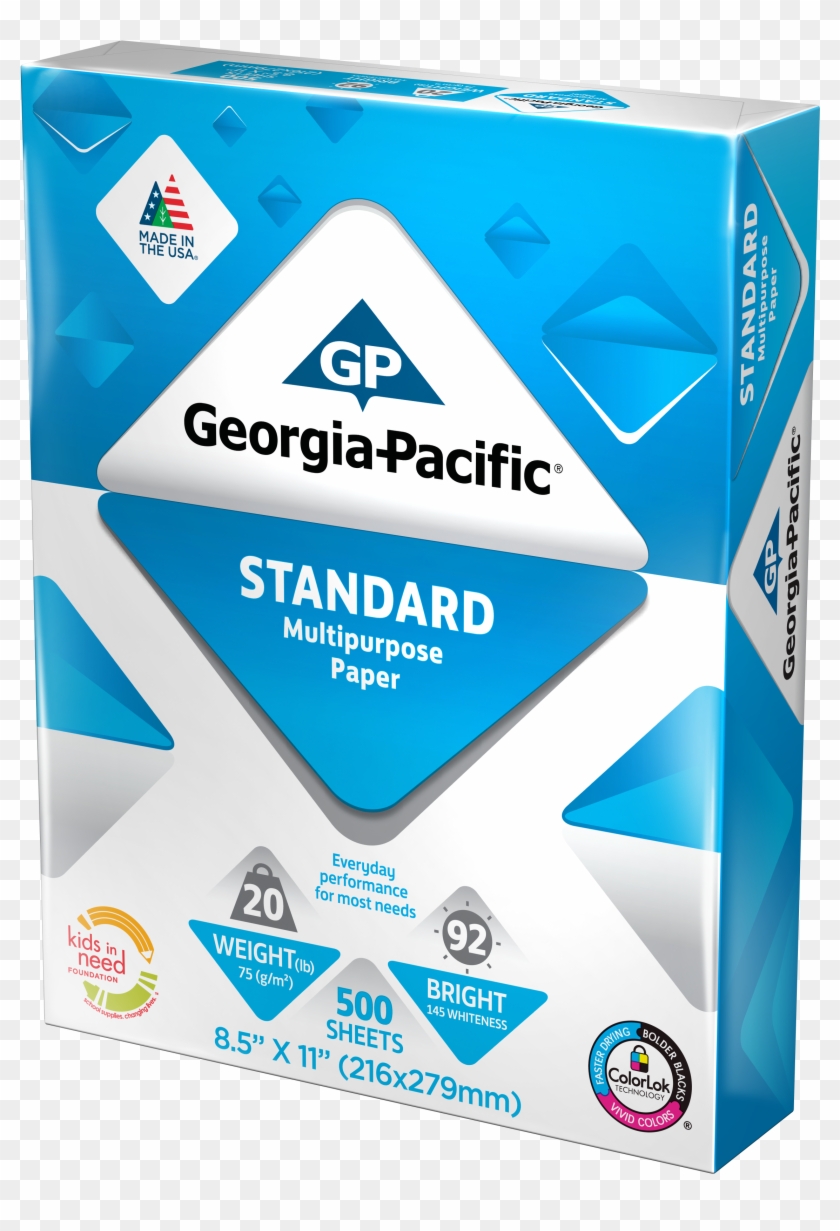 Georgia-pacific Standard Paper - Georgia Pacific Copy Paper Walmart Clipart
