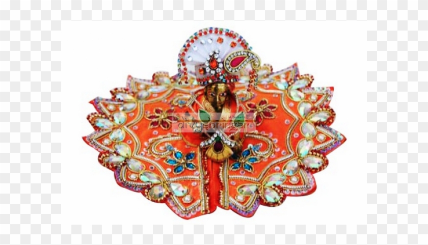 Orange Bal Gopal Dress - Thakur Ji Dress Png Clipart