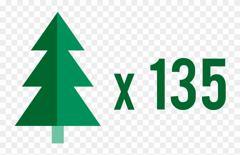 Trees Planted - Christmas Tree Clipart #5842927