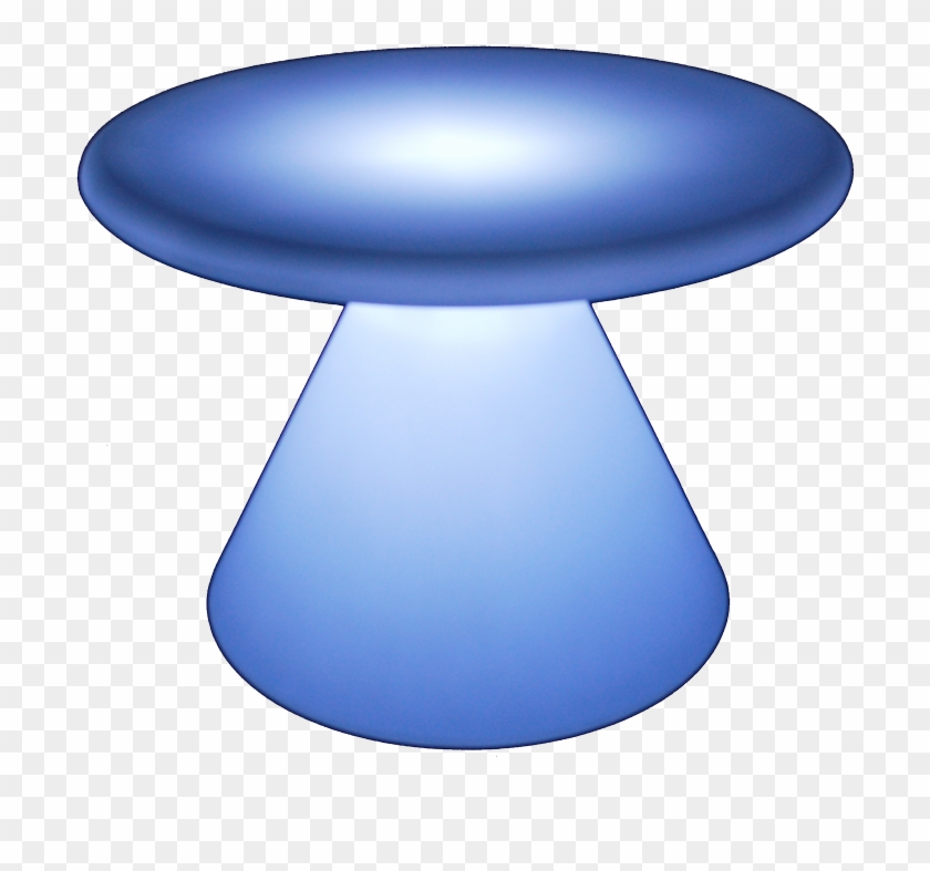 Led Tea Table - Png Table Blue Clipart #5843107