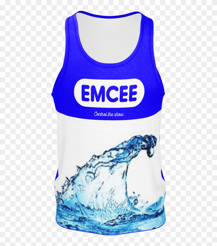 Mens Emcee Wave Graphic Tee - Agua Cespt Clipart #5843213