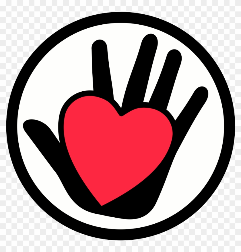 Heart Hand Icon - Heart Clipart #5843218