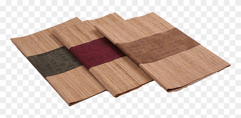 Tea Mat Bamboo Mat Cotton Cloth Table Retro Zen Cloth - Plywood Clipart #5843313