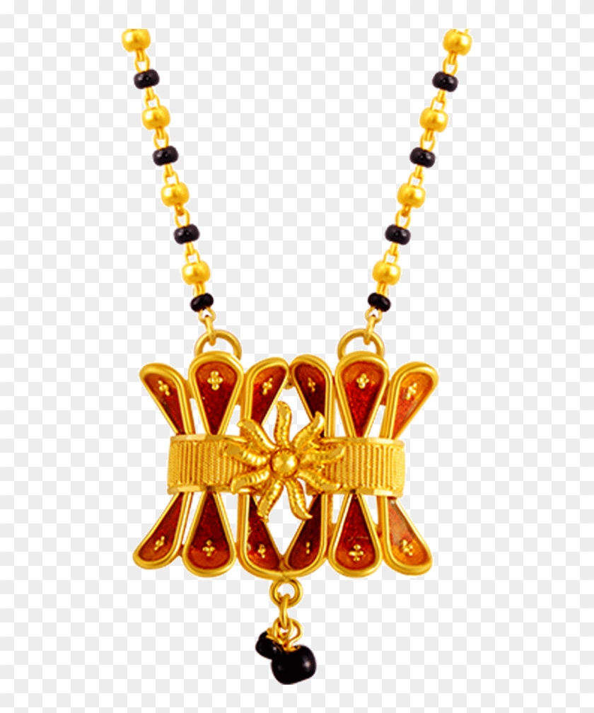 22k Yellow Gold Mangalsutra - Necklace Clipart #5843522