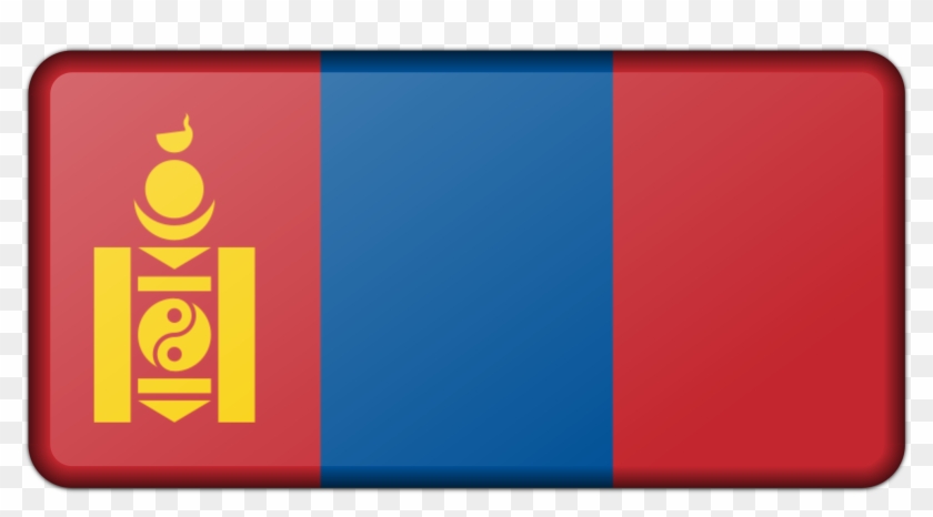 Mongolia Flag Clipart - Mongolia Icon - Png Download #5843645
