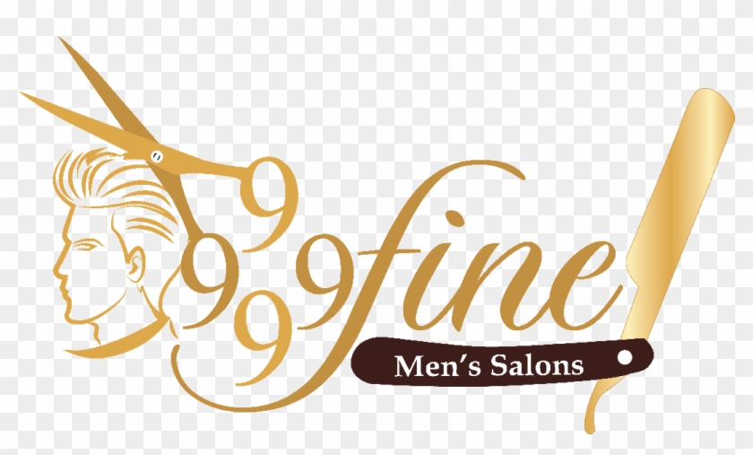 4-9s Fine Mens Salon - Mens Salon Logo Design Clipart