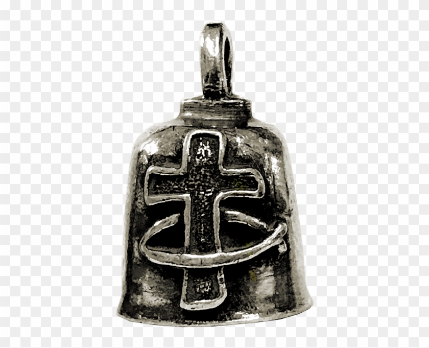 Ichthus W/ Cross Gremlin Bell - Locket Clipart #5843909