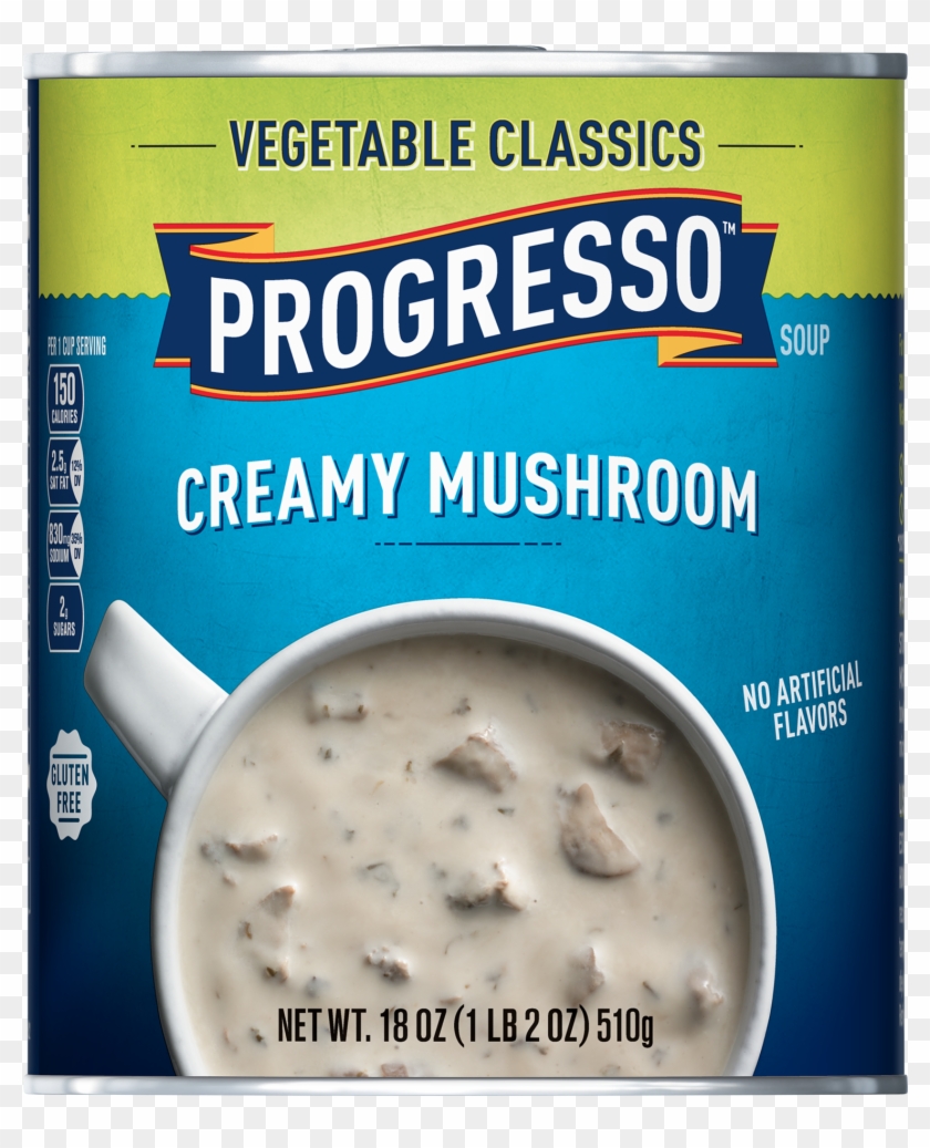 Progresso Soup Veg Classics Creamy Mushroom Soup Gluten - Dairy Clipart #5844240