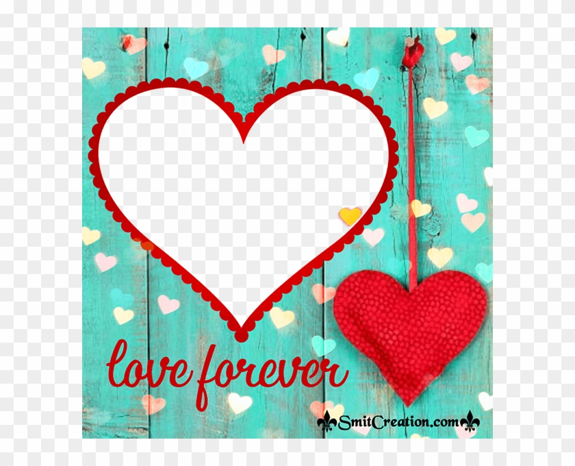 Add This Frame To Your Photo - Heart Clipart #5844414