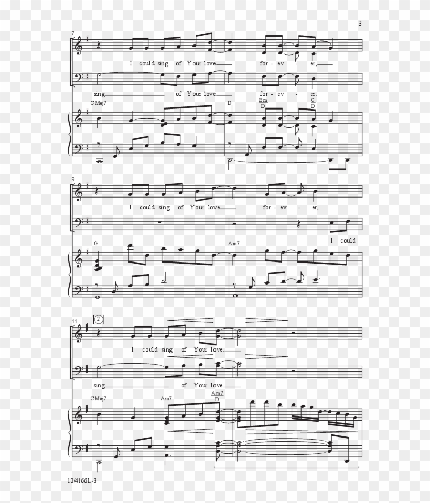 I Could Sing Of Your Love Forever Thumbnail - Do Not Stand At My Grave And Weep Satb Clipart #5844666
