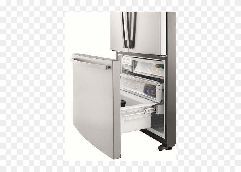 Whe5200sa-d Ang Freezer 02 - Westinghouse 524l French Door Fridge Clipart