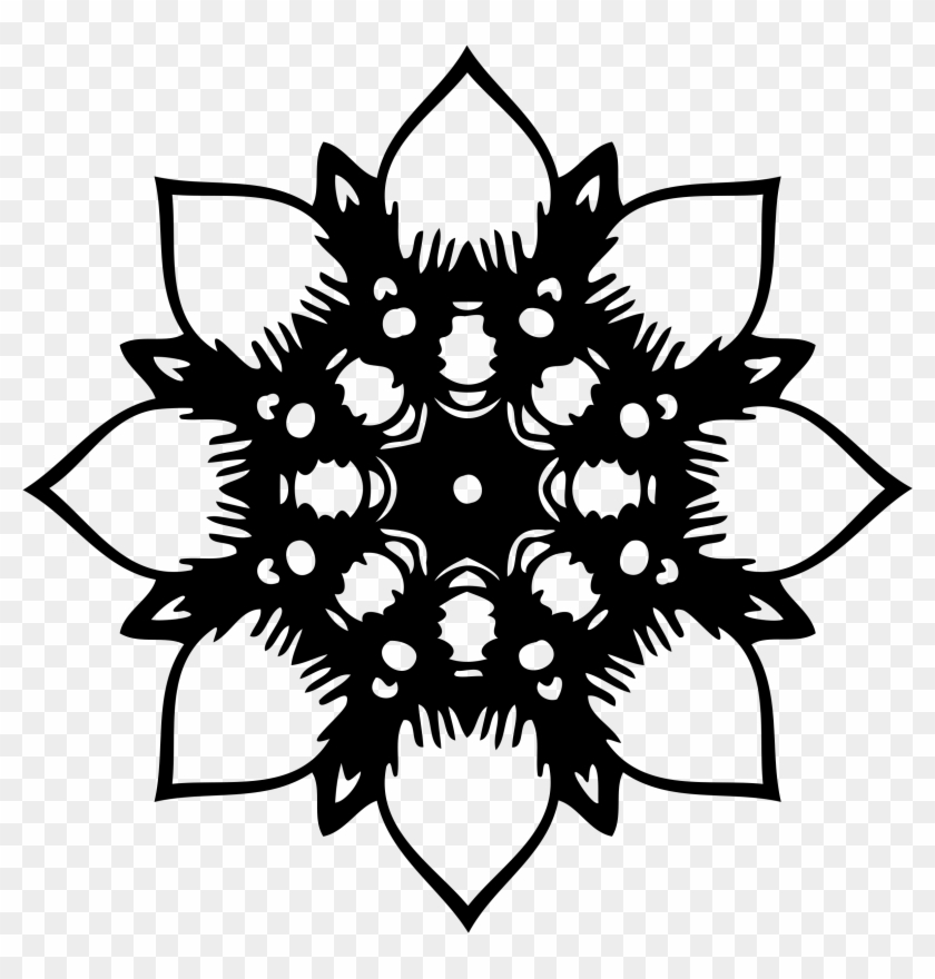 This Free Icons Png Design Of Abstract Flower 5 , Png - Islamic Border Design Clipart #5844857