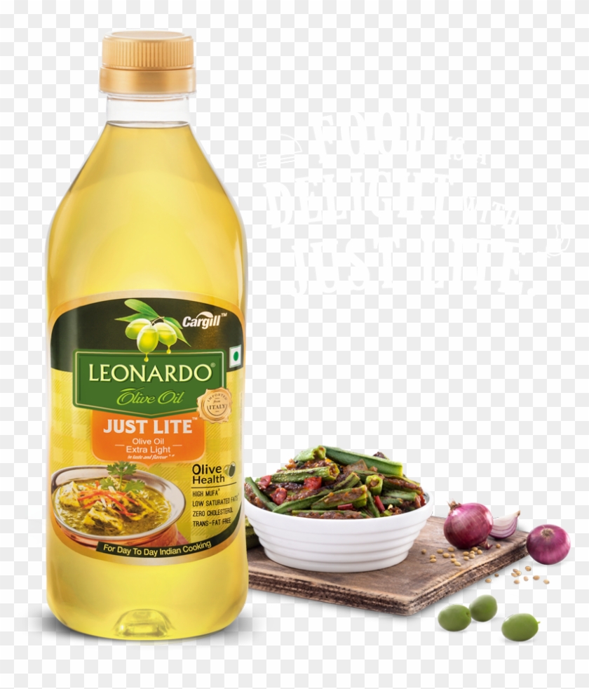 Just Lite - Bottle - Leonardo Pomace Olive Oil Clipart #5844939