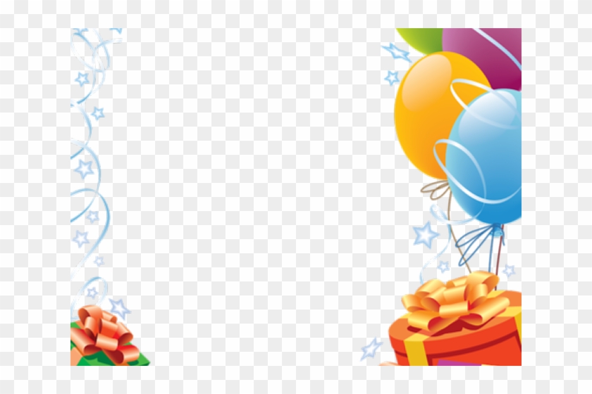 Birthday Present Clipart Transparent Background - Bordar Happy Birthday - Png Download