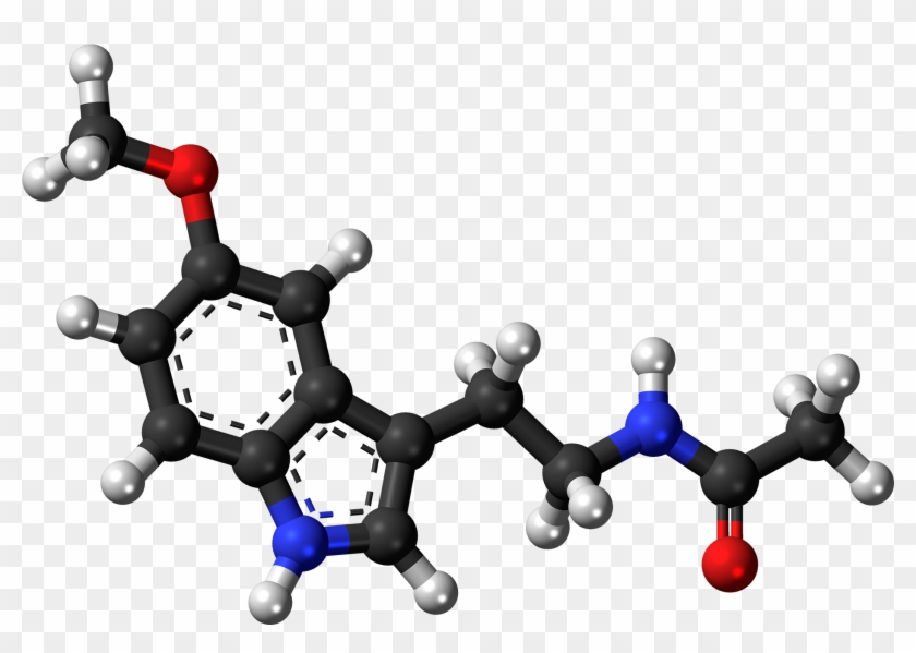 Melatonin Molecule Clipart
