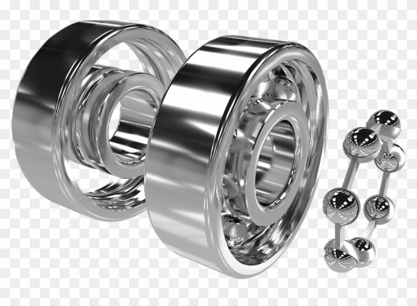 Bearing, 3d, Ball, Cage, Engineering, Steel, Render - Bearing 3d Clipart #5845851