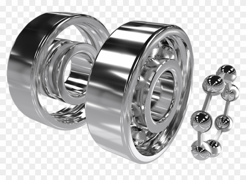 Bearing, 3d, Ball, Cage, Engineering, Steel, Render - Bearing 3d Clipart