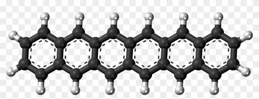 Hexacene Molecule Ball - Benzo A Antracene Clipart