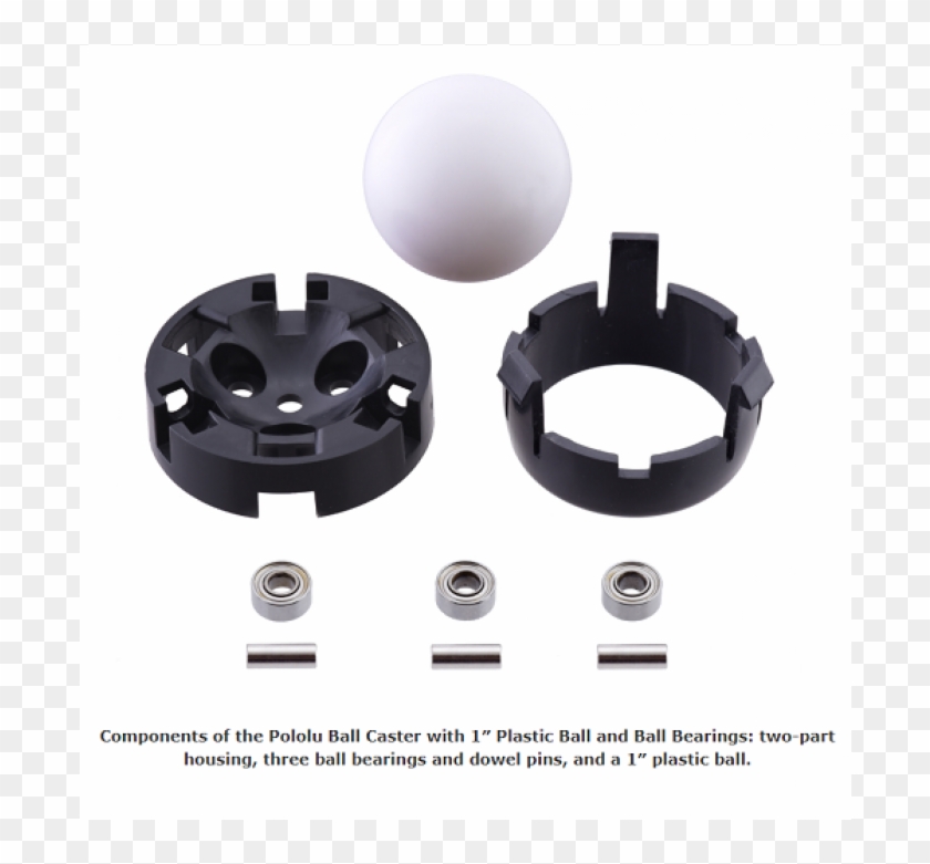 Pololu Ball Caster With 1″ Plastic Ball And Plastic - Circle Clipart
