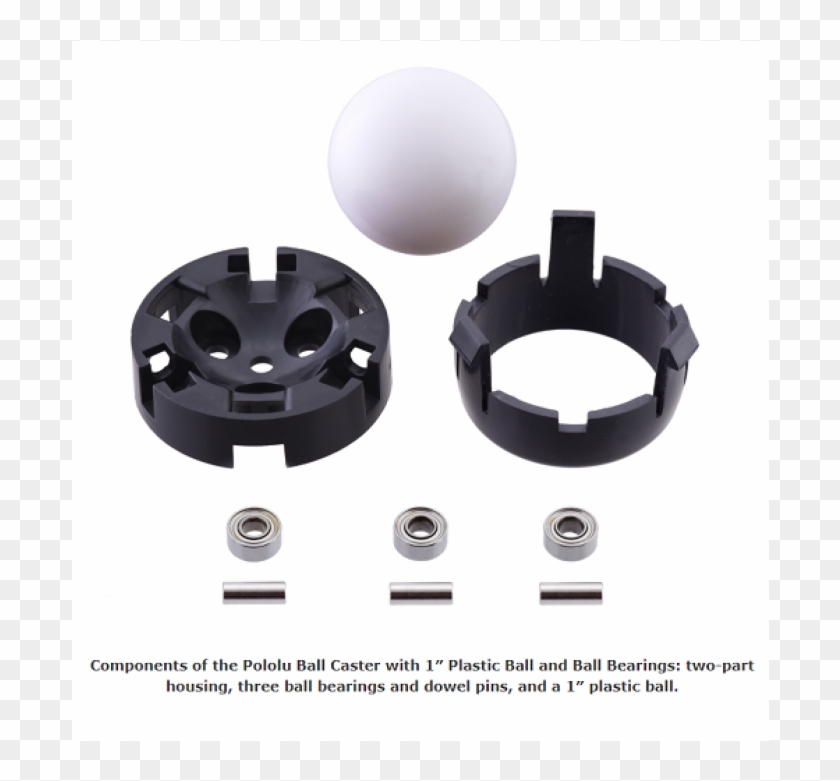 Pololu Ball Caster With 1″ Plastic Ball And Plastic - Circle Clipart #5846066